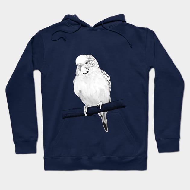 Budgie Hoodie by TeaAndMisery